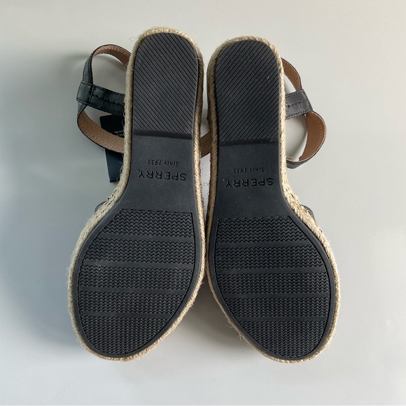 Sperry, black leather sandals - Picture 4 of 11